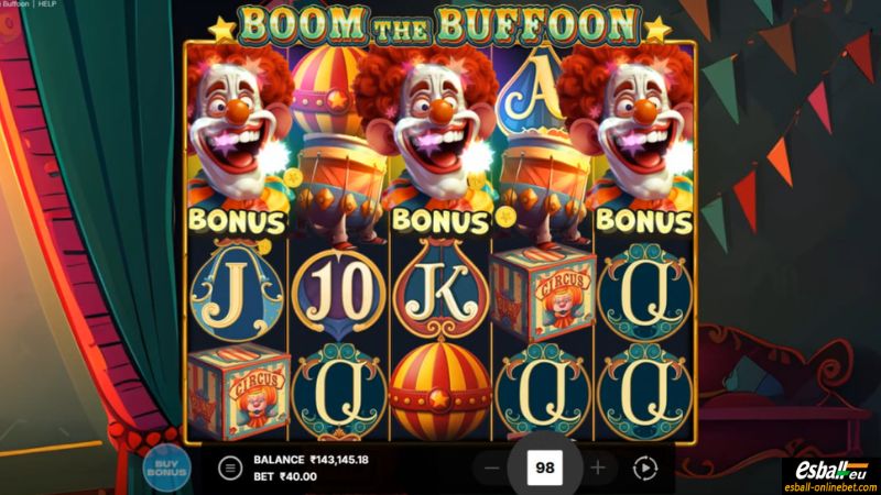 Boom the Buffoon Slot Crazy Clown Bonus Symbol Boom the Buffoon Slot Crazy Clown Bonus Symbol