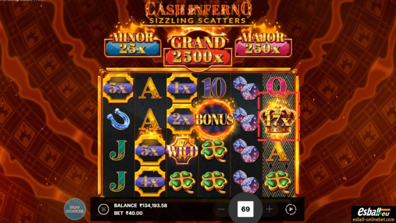 Cash Inferno Sizzling Scatters Slot Fire Crown Cash Inferno Sizzling Scatters Slot Fire Crown