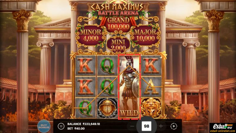 Cash Maximus: Battle Arena Slot Big Wilds Cash Maximus: Battle Arena Slot Big Wilds