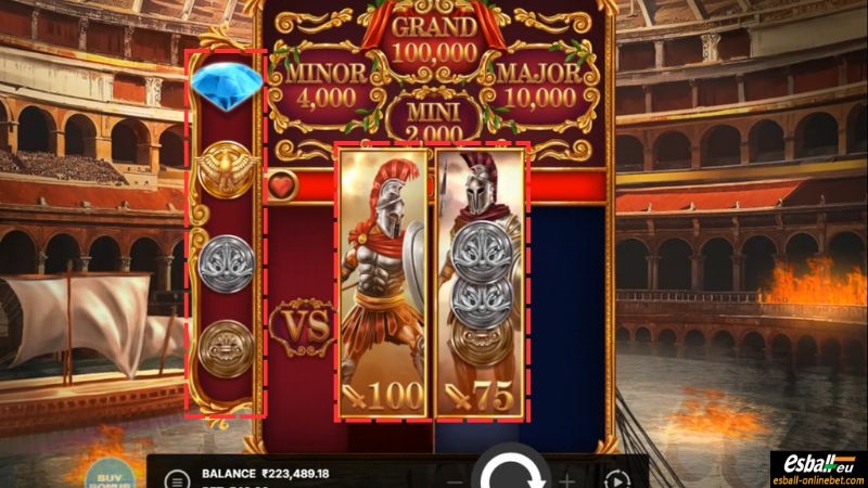 Cash Maximus: Battle Arena Slot Ally and an Enemy Cash Maximus: Battle Arena Slot Ally and an Enemy