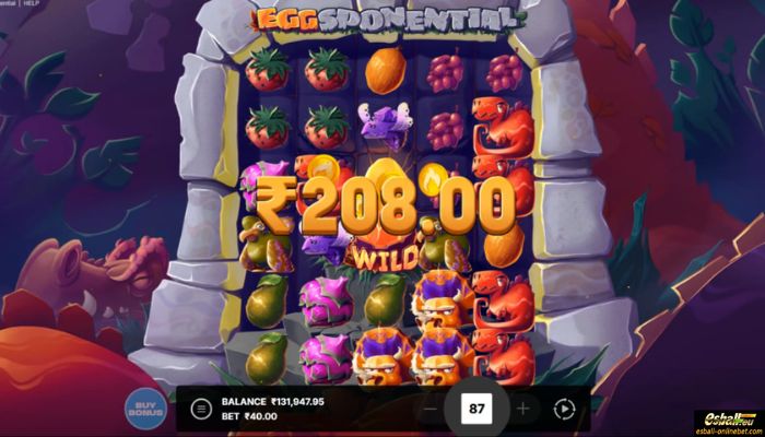 Eggsponential Slot Big Win
