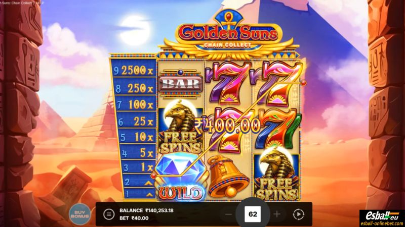 Golden Suns Chain Collect Big Win