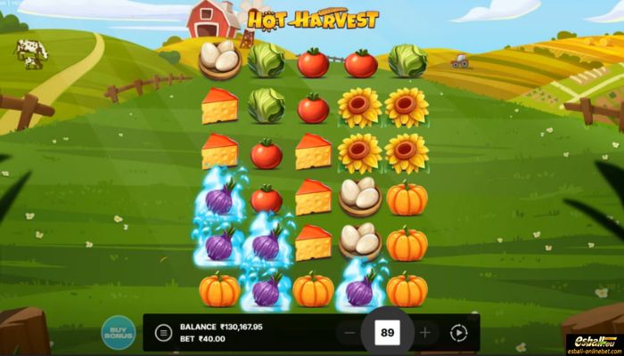 Hot Harvest Slot Blue Blaze