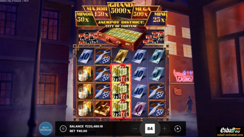 Jackpot District: City of Fortune Slot Bills and Chips Jackpot District: City of Fortune Slot Bills and Chips