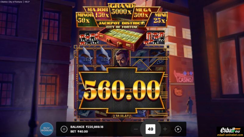 Jackpot District: City of Fortune Big Win Jackpot District: City of Fortune Big Win