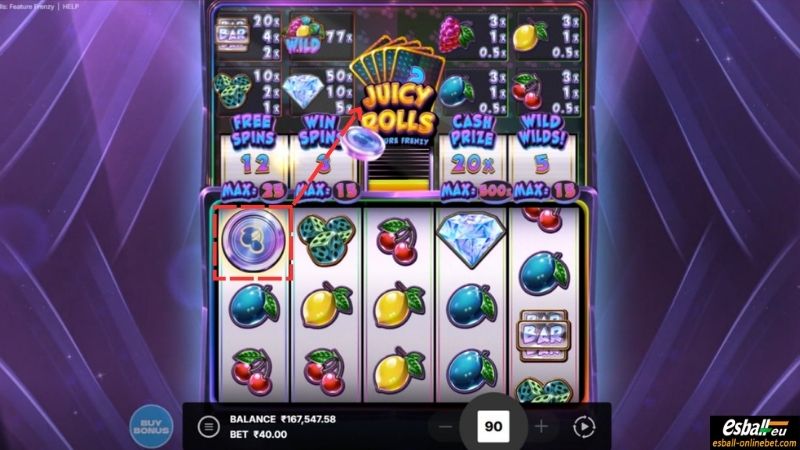 Juicy Rolls: Feature Frenzy Slot Coins Juicy Rolls: Feature Frenzy Slot Coins
