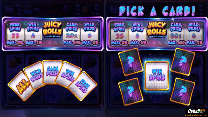 Juicy Rolls: Feature Frenzy Slot Pick a Bonus Juicy Rolls: Feature Frenzy Slot Pick a Bonus