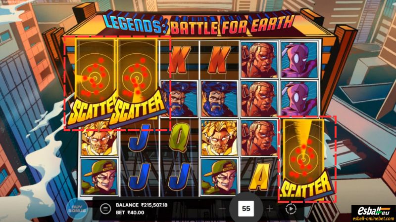 Legends: Battle for Earth Slot Scatter Legends: Battle for Earth Slot Scatter