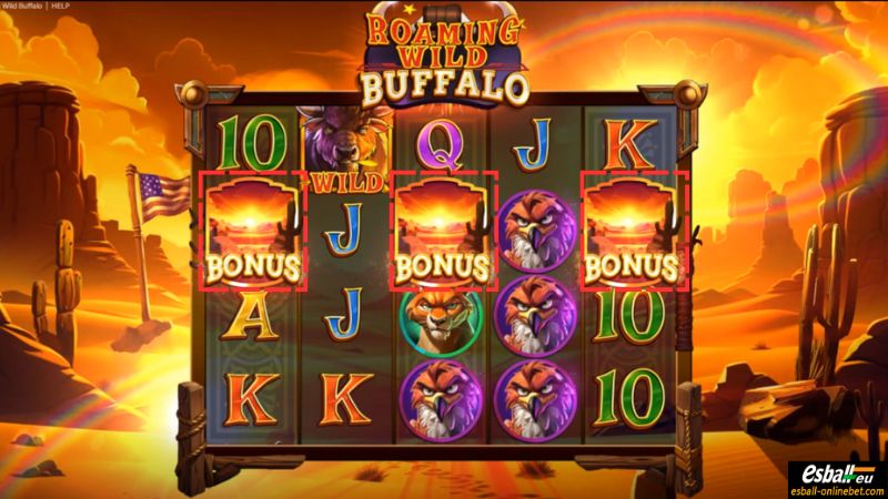 Roaming Wild Buffalo Slot Bonus Symbol Roaming Wild Buffalo Slot Bonus Symbol