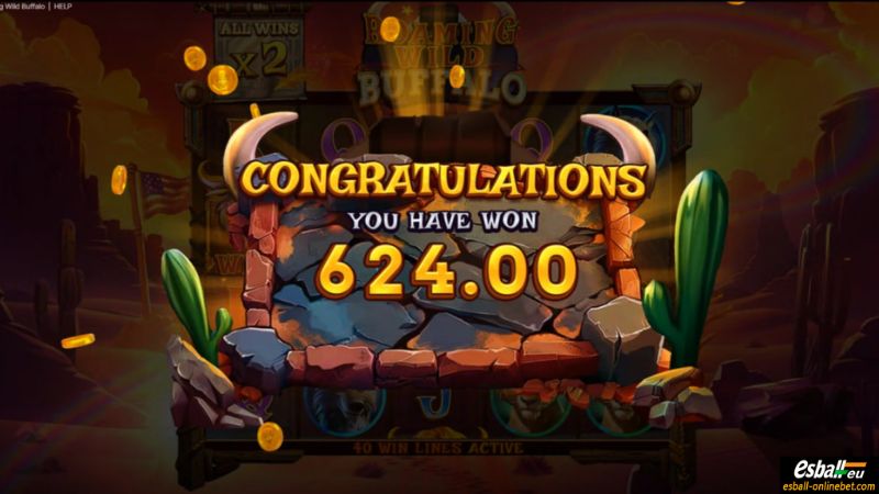 OCTOPLAY Roaming Wild Buffalo Big Win OCTOPLAY Roaming Wild Buffalo Big Win