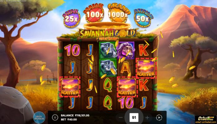Savannah Gold: Coin of the Wild Slot Scatter Savannah Gold: Coin of the Wild Slot Scatter