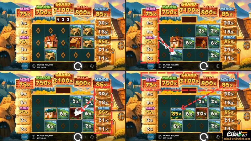 Super Cash: Three Little Wins Slot House Symbol Super Cash: Three Little Wins Slot House Symbol