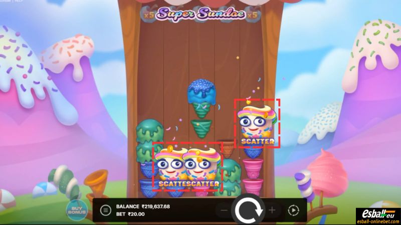 Super Sundae Slot Scatter