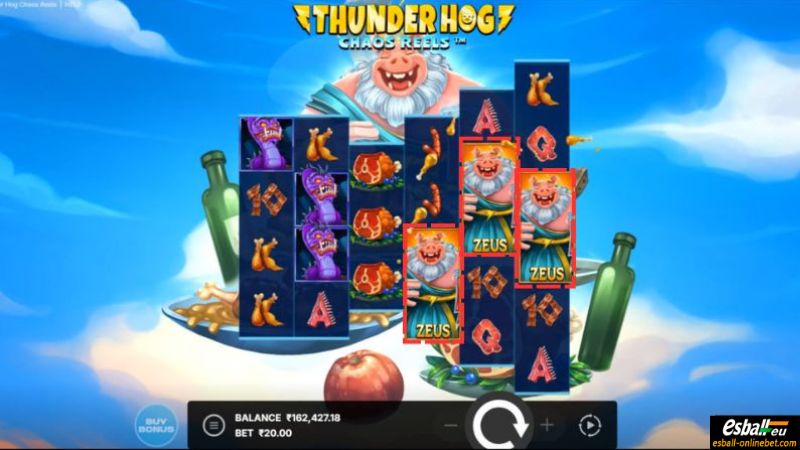 Thunder Hog Chaos Reels Slot Zeus Symbol Thunder Hog Chaos Reels Slot Zeus Symbol