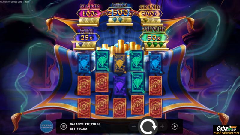 Treasure Journey: Genie's Gold Slot Pick a Card Bonus Jackpot Treasure Journey: Genie's Gold Slot Pick a Card Bonus Jackpot