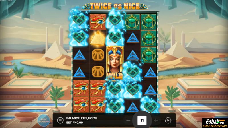 Twice as Nice Slot Blue Blaze