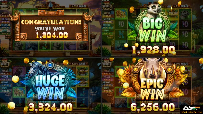 Wild White Rhino Big Win Wild White Rhino Big Win
