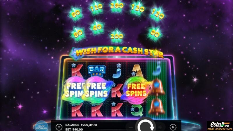 Wish for a Cash Star Slot Scatter