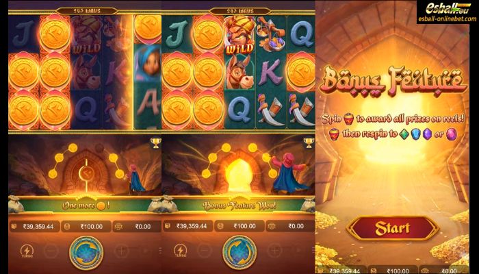 Alibaba's Cave of Fortune Slot Bonus Game Alibaba's Cave of Fortune Slot Bonus Game
