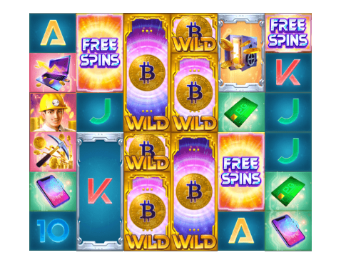 PG Crypto Gold Slot Games Features And Symbols Expanding Wilds-on-the-Way