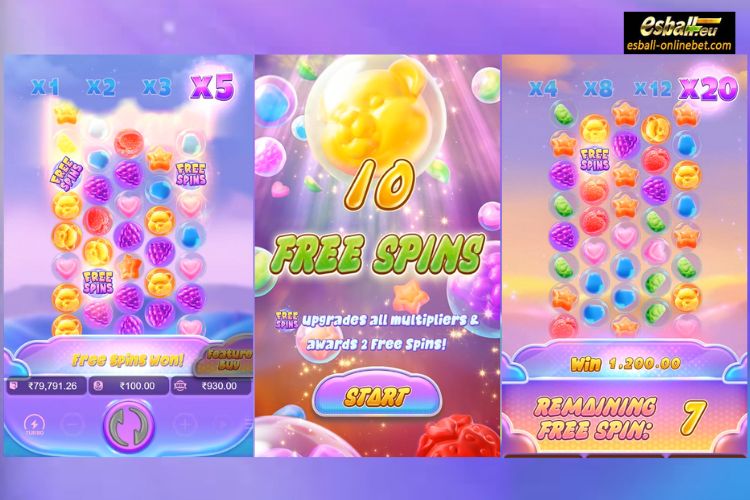 Fruity Candy PG Soft Slot Game Free Spin