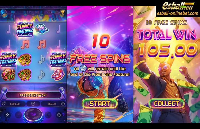 Funky Fortunez Slot Free Spins Feature Funky Fortunez Slot Free Spins Feature