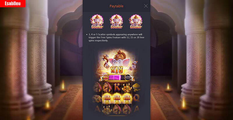 Ganesha Gold Slot Free Spin Bonus Games
