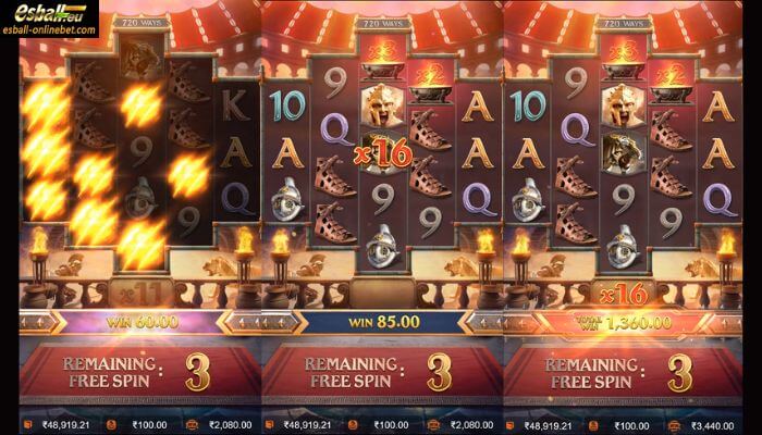 Gladiator's Glory Slot Free Spins Feature Gladiator's Glory Slot Free Spins Feature