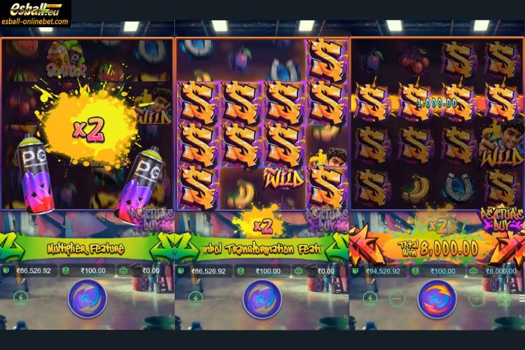 PG Graffiti Rush Free Spin Feature PG Graffiti Rush Free Spin Feature
