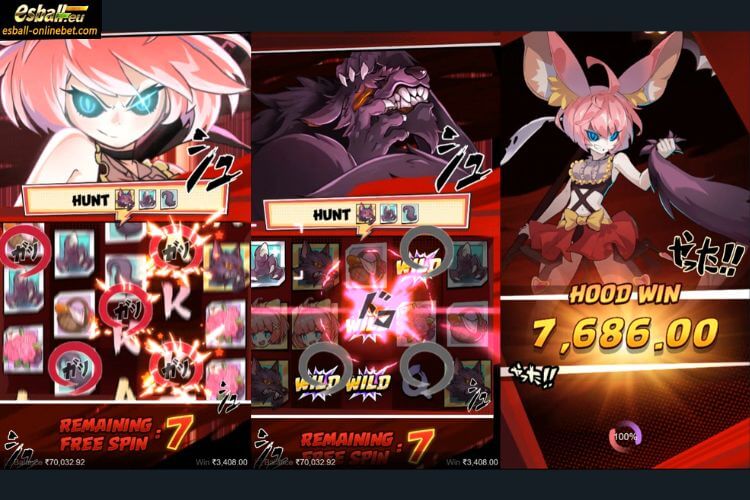 Hood vs Wolf Slot Free Spins - Hood Feature Hood vs Wolf Slot Free Spins - Hood Feature