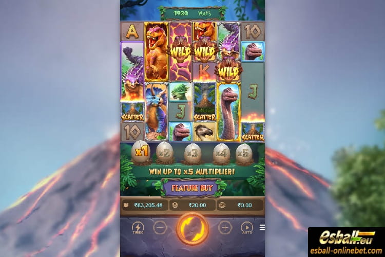 Jurassic Kingdom PG Soft Slot Demo Review