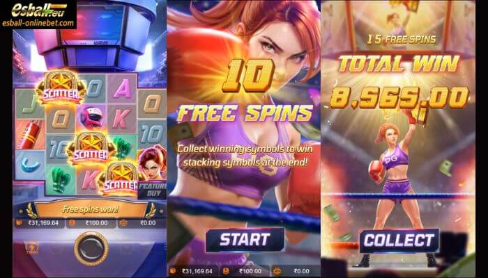 Knockout Riches Slot Free Spins Feature