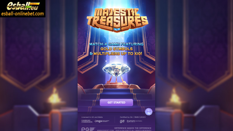 PG Majestic Treasures Slot Games APk, Free Play In Demo