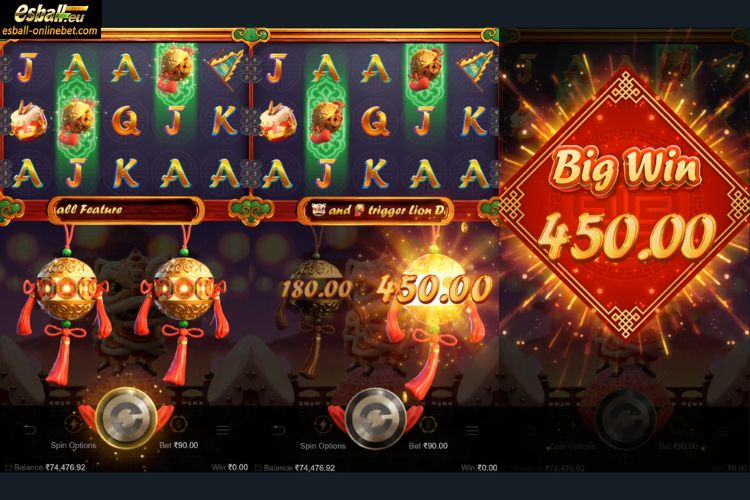 Prosperity Lion Slot - Ball Feature Prosperity Lion Slot - Ball Feature
