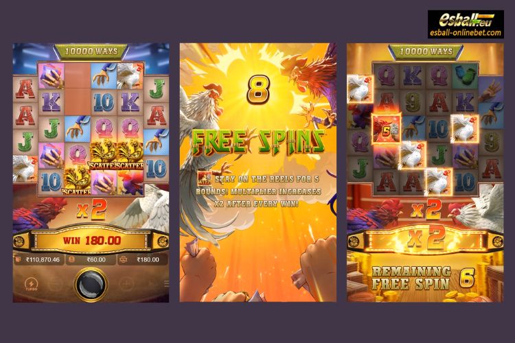 Rooster Rumble Slot Demo PG Soft Casino Game Free Play