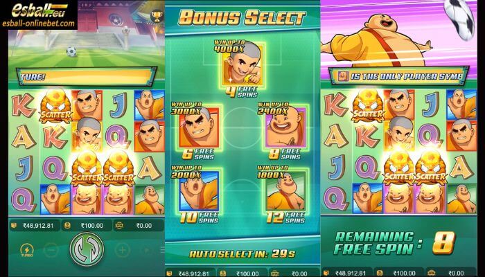 PG Shaolin Soccer Slot Free Spins Feature PG Shaolin Soccer Slot Free Spins Feature