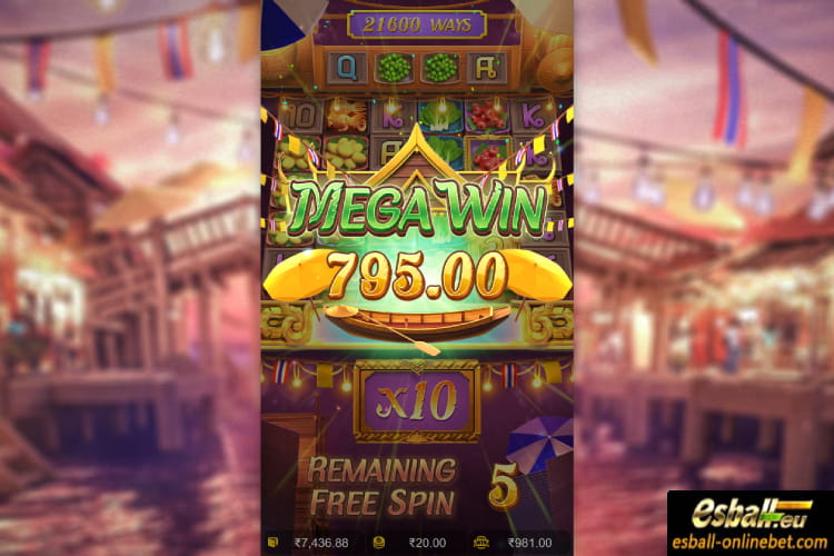 Thai River Wonders PG Big Win Thai River Wonders PG Big Win