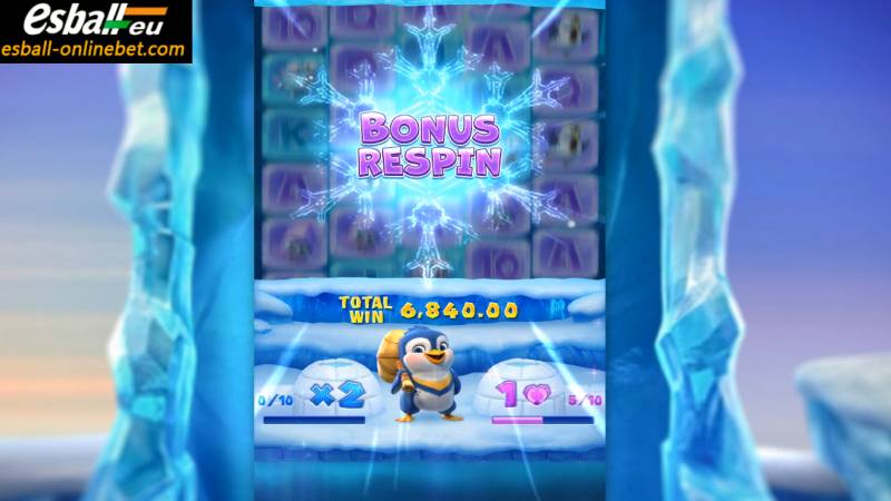 The Great Icescape Slot Machine Big Win 1