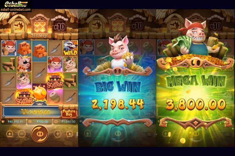 PG Three Crazy Piggies Slot Big Win PG Three Crazy Piggies Slot Big Win