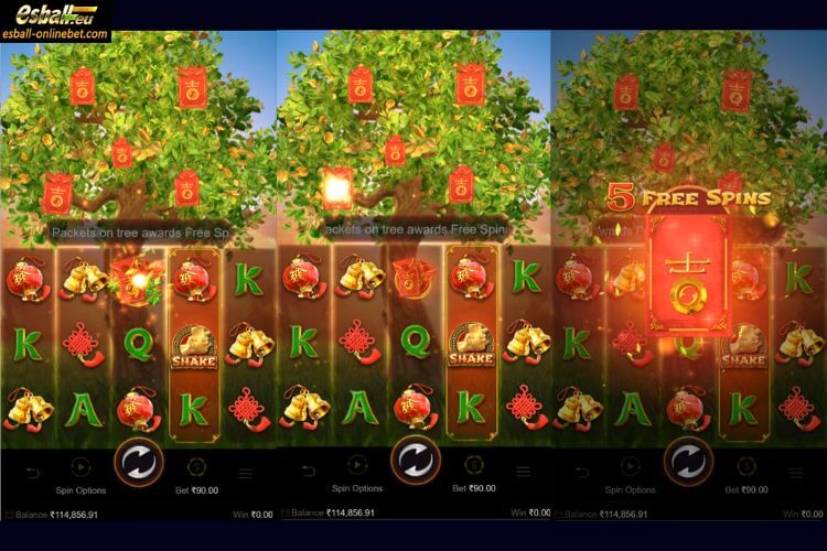 Red Packets Free Spin Feature Red Packets Free Spin Feature
