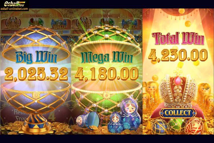 PG Tsar Treasures Slot Big Win