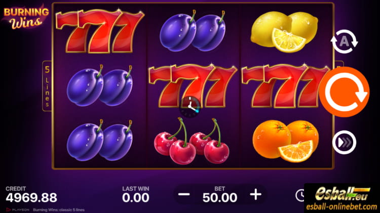Playson 777 Burning Wins Classic 5 Lines Slot Demo Review Playson 777 Burning Wins Classic 5 Lines Slot Demo Review