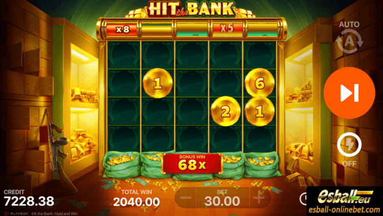 Playson Hit the Bank Hold and Win Demo Slot Review Playson Hit the Bank Hold and Win Demo Slot Review