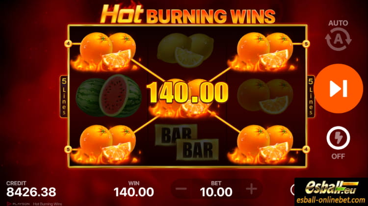 Hot Burning Wins Slot Big Win Hot Burning Wins Slot Big Win