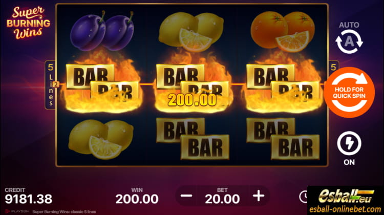 Super Burning Wins Slot Big Win Super Burning Wins Slot Big Win