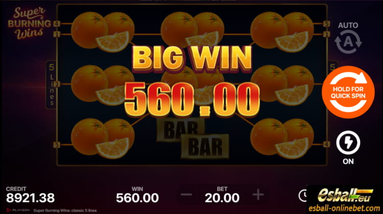 Super Burning Wins Slot Big Win Super Burning Wins Slot Big Win