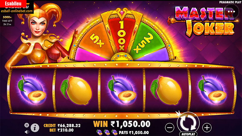 Master Joker Slot Machine Big Win 5
