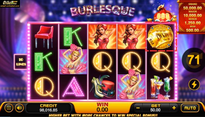 Burlesque 2 Slot Golden Wild Burlesque 2 Slot Golden Wild