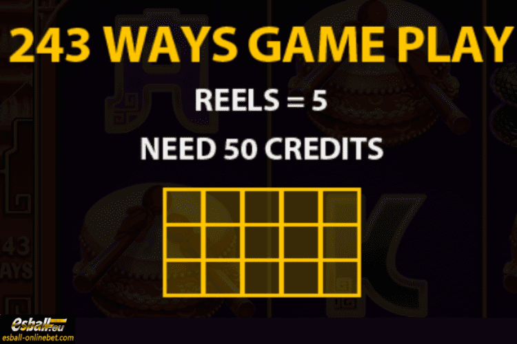 Golden Zongzi Slot Game Payline Golden Zongzi Slot Game Payline