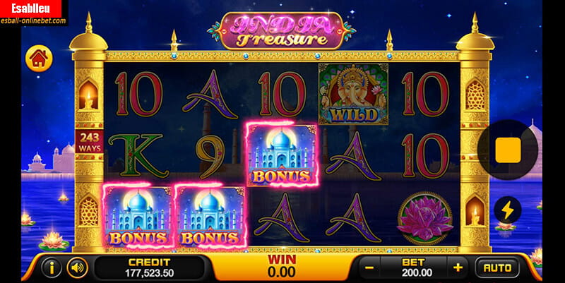 India Treasure Slot Machine Free Spins Bonus